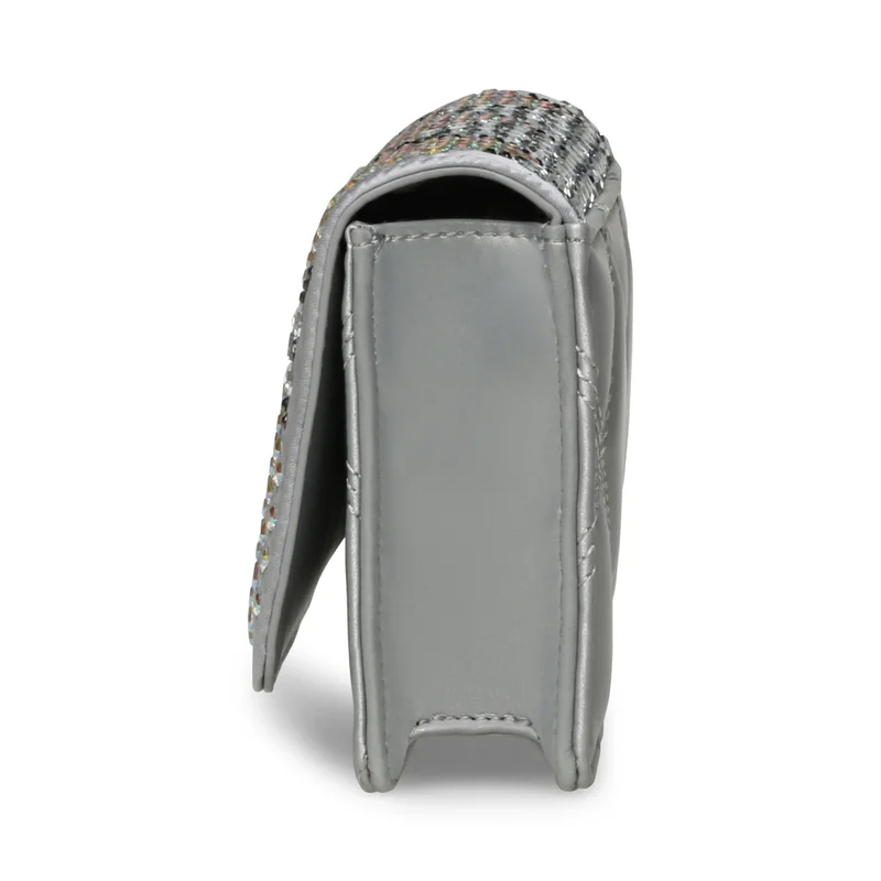 STEVE MADDEN SILVER Steve madden baddi women's silver crossbody bag for Women | Best Price UAE